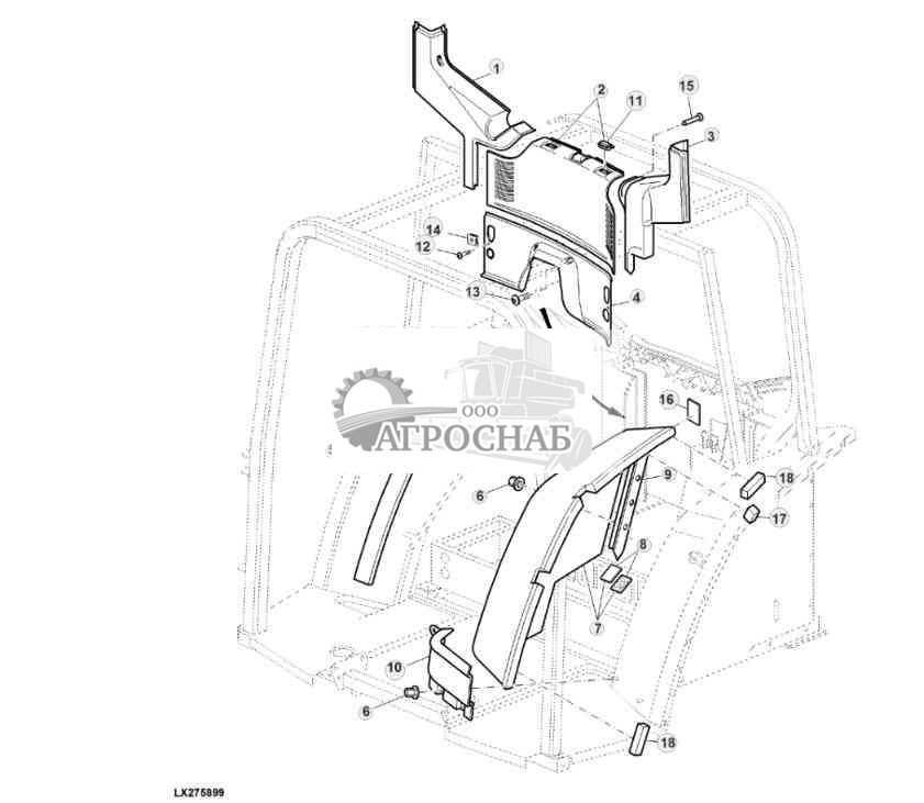 ПАНЕЛИ ОБШИВКИ САЛОНА КАБИНЫ 